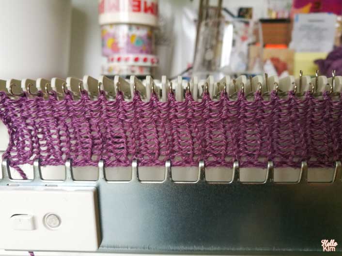 machine à tricoter LK150 - Côtes 1/1