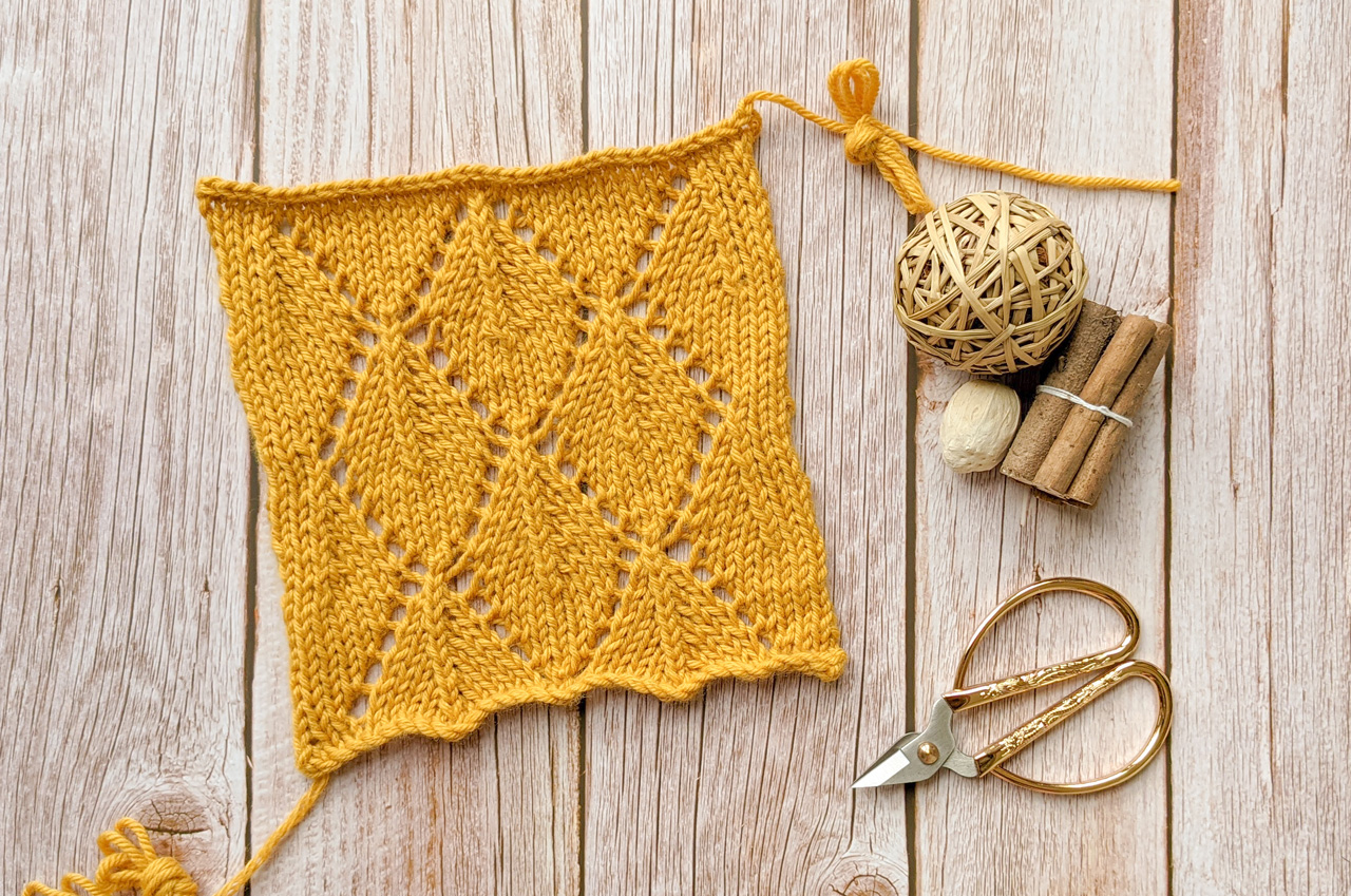 Challenge Tricot Le Motif Feuille Me Motif Du Challenge