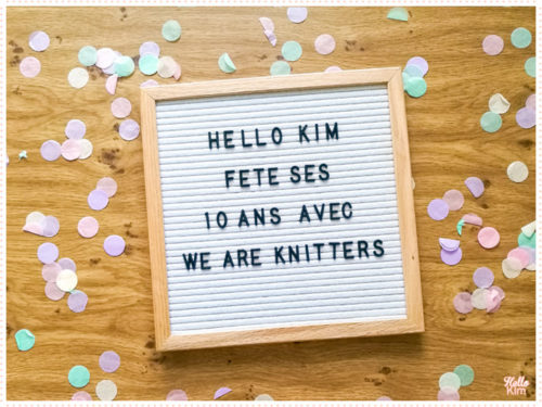 10 ans Hello Kim x We are Knitters