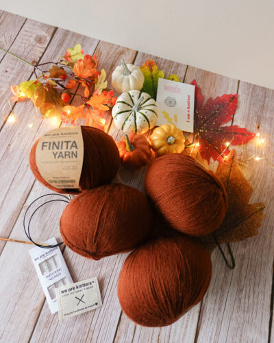 Concours anniversaire, Hello Kim x We are knitters avec le kit Wood sweater